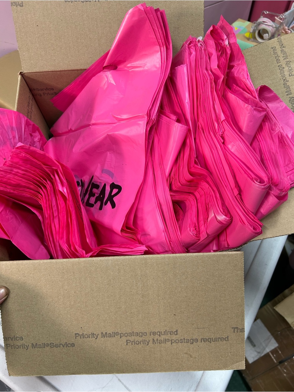 CITIWEAR Hot Pink Branded Shopping Bags - Picture 2 of 2